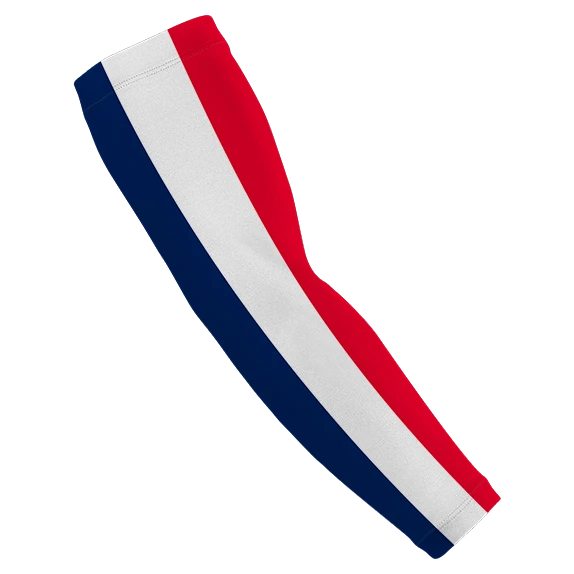 Quick-Drying Custom France Flag Arm Sleeves